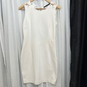 Zara Open Back with Lace Detail Dress a154